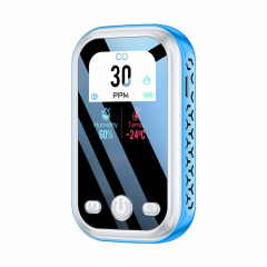 Détecteur de monoxyde de carbone portable, alarme de détection extérieure à domicile (bleu)