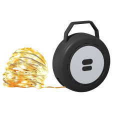 TUBUZHE Lampe à LED portable 2 en 1 pour camping, lumière d'ambiance, rechargeable par USB, veilleuse d'extérieur pour tente (noir)