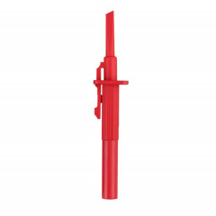 Sonde télescopique à crochet de test pour multimètre à prise banane de 4 mm (rouge)