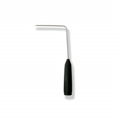 Sonde multimètre numérique universelle, jack 2 mm, rallonge de perforation à 90 degrés (noire)