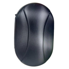 Étui de rangement rigide anti-pression en EVA pour lunettes de réalité virtuelle Meta Quest 3 (fibre de carbone noire)