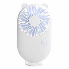 Support de téléphone portable pour ventilateur portable, mini poche USB (blanc)