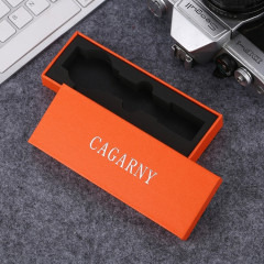 Boîte cadeau d'emballage CAGARNY Watch Box (Orange)
