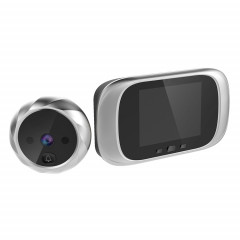 Sonnette de caméra électronique intelligente DD1 avec écran LCD de 2,8 pouces, prise en charge de la vision nocturne infrarouge