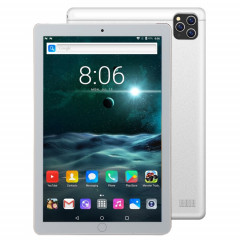 BDF A10 3G Téléphone Tablet PC, 10 pouces, 1 Go + 16 Go, Android 5.1, MTK6592 OCTA CORE CORTEX-A7, Support Dual Sim & Bluetooth & WiFi & GPS, Plug UE (Silver)