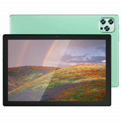 Tablette d'appel téléphonique P60 4G, 10,1 pouces, 4 Go + 64 Go, Android 8.0 MTK6797 Deca Core 2,1 GHz, double SIM, prise en charge GPS, OTG, WiFi, BT (vert)