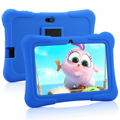 Pritom K7 Kids Education Tablet PC, 7,0 pouces, 1 Go + 16 Go, Android 10 Allwinner A50 Quad Core CPU, support 2.4G WiFi / Bluetooth / Dual Camera, version globale avec Google Play (Blue)