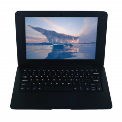 Ordinateur portable A133 10,1 pouces, 2 Go + 16 Go, Android 12, processeur Allwinner A133 Quad Core 1,6 GHz, prise en charge Bluetooth et WiFi,  (noir)