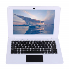 Ordinateur portable A133 10,1 pouces, 2 Go + 16 Go, Android 12, processeur Allwinner A133 Quad Core 1,6 GHz, prise en charge Bluetooth et WiFi,  (blanc)