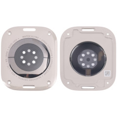Pour Apple Watch Ultra 2 49 mm A2986 A2987 LTE Version Coque arrière en verre (gris titane)
