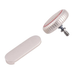 Pour Apple Watch Series 9 41 mm/45 mm LTE, ensemble d'écrous de couronne et de boutons d'alimentation (Starlight)