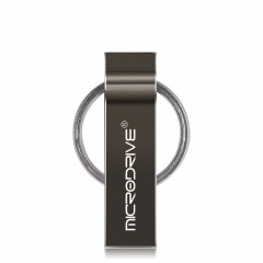 MicroDrive 4 Go USB 2.0 Metal Keychain U Disk (Noir)