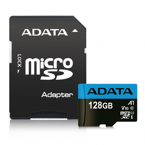 ADATA CARD MICROSDHC 128GB UHS-I CL10 100/20 MB/s W/1 Adap. 887413-05