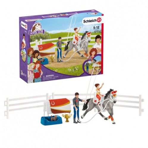 Schleich Club hippique 42443 Set d'équitation voltige de Mia 488259-015