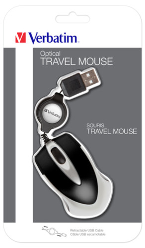 Verbatim Go Mini Optical Travel souris noir 49020 526570-05