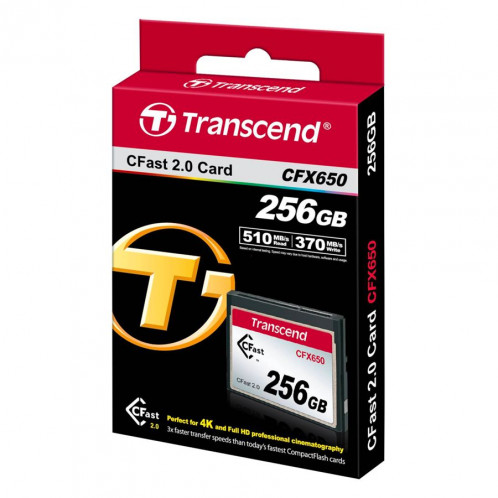 Transcend CFast 2.0 CFX650 256GB 822570-02