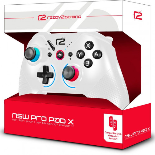 ready2gaming Nintendo Switch Pro Pad X blanc 763044-02