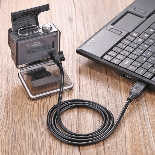 PULUZ Mini 5pin USB Sync Data Charging Cable pour GoPro HERO4 / 3 + / 3, Longueur: 1m SPPU800-05