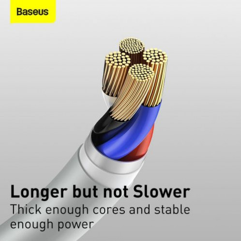 Baseus Type-C Simple Wisdom cable (2pcs/set) 5A 1.5m White (TZCATZJ-02) DA276656-019