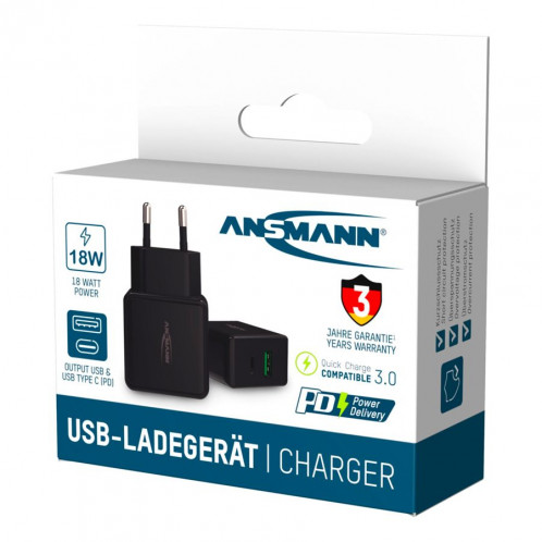 Ansmann Chargeur USB HC218PD 616492-06