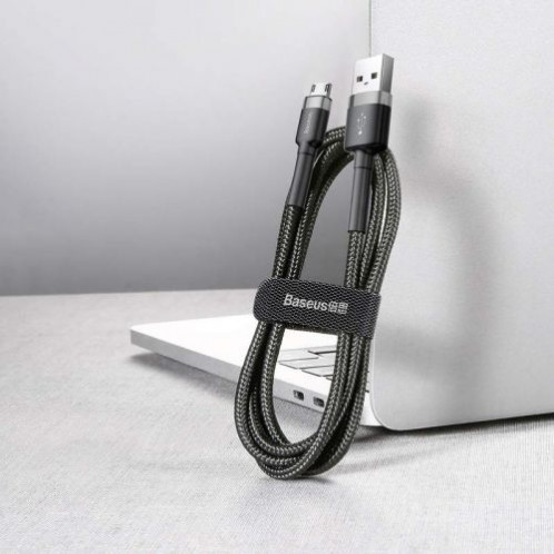 Baseus Micro USB Cafule Cable 1.5A 2m Gray + Black (CAMKLF-CG1) DA23140-09