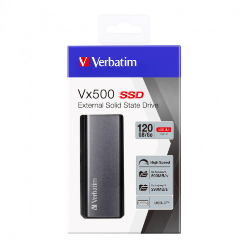 Verbatim Store n Go Vx500 120GB SSD USB 3.1 47441 363519-05