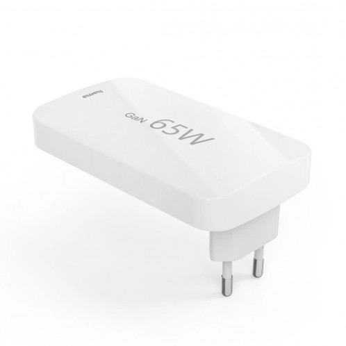 Hama Mini chargeur plat 65W 2xUSB-C/1xUSB-A, blanc 201976 140907-06