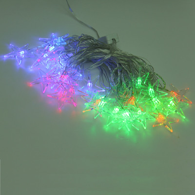 Pendentifs Pentastar multicolores Lampes à cordes de décoration 30 LED à 7 m (bouchon AC 12-240V / UE) (Transparent) SP43283-00