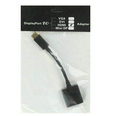 Port d'affichage mâle vers HDMI Câble adaptateur femelle, longueur: 20 cm SP0250-04