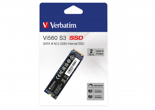 Verbatim Vi560 S3 M.2 SSD 2TB 49365 828697-07