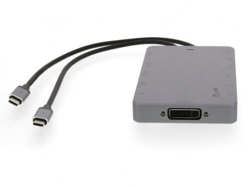 LMP USB-C Display Dock 2 4K Dock USB-C 12 ports Gris Sidéral ADPLMP0029-03