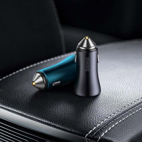 Baseus Car Charger Golden Contactor Pro fast Charger C+C 40W Blue (CGJP000003) DA82291-015