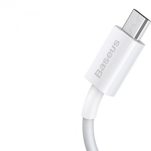Baseus Micro USB Superior cable, fast charging cable 2A 1m White (CAMYS-02) DA13825-015