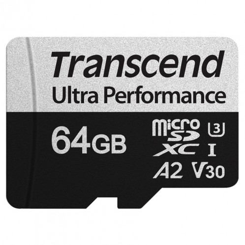 Transcend microSDXC 340S 64GB Class 10 UHS-I U3 A2 641776-03