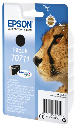 Epson cartouche d'encre noir DURABrite T 071 T 0711 267521-03