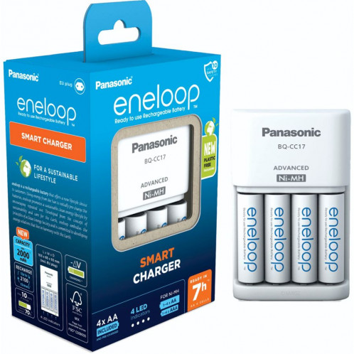 Panasonic Eneloop Smart Chargeur BQ-CC17 inkl.4xAA K-KJ17MCD40E 762687-04