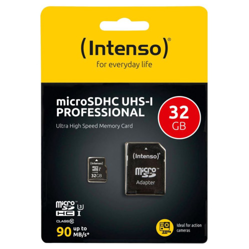 Intenso microSDHC 32GB C10 UHS-I Professionel + adapt. 478298-04