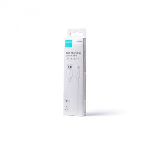 Joyroom USB Type-C Data Cable, 3A, 480Mb/s, 2m, White (S-UC027A9) DO09185-02
