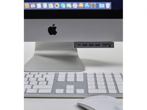 LMP USB-C Attach Hub Argent Dock USB-C 7 ports pour iMac ADPLMP0024-04