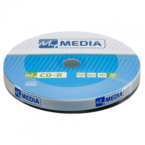 1x10 MyMedia CD-R 80 / 700MB 52x Speed Wrap 582185-05