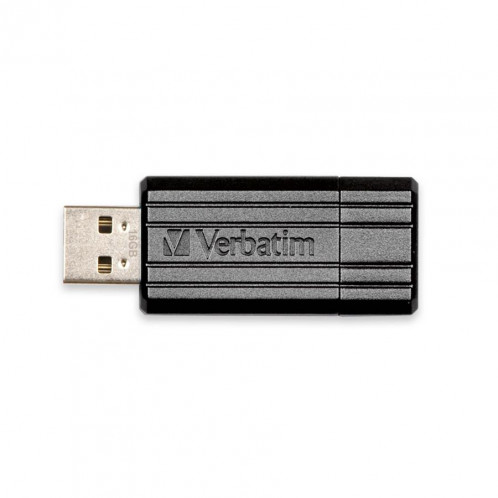 10x1 Verbatim Store n Go 16GB Pinstripe USB 2.0 noir 49063 305363-03