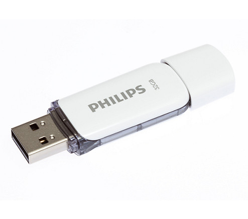 Philips USB 2.0 32GB Snow Edition gris 512843-04