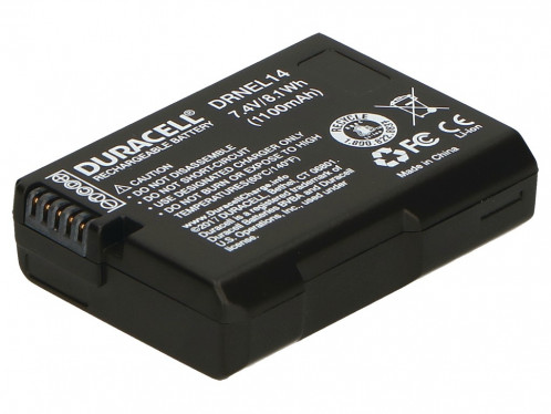 Duracell Li-Ion 1100 mAh pour Nikon EN-EL14 / EN-EL14a 279330-05