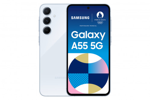 Samsung A556 Galaxy A55 5G (Double Sim 6.6", 128 Go, 8 Go RAM) Bleu A556-8/128_BLU-011