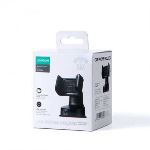 Joyroom Car Mount Holder (Dashboard Version with Suction Cup) 4.5 6.7 inch, Black (JR-ZS284) DO265776-014
