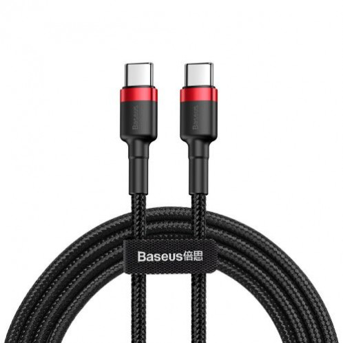 Baseus Type-C Type-C cable Cafule PD2.0 60W Flash charging (20V 3A) 1m Red/Black (CATKLF-G91) DA207856-014
