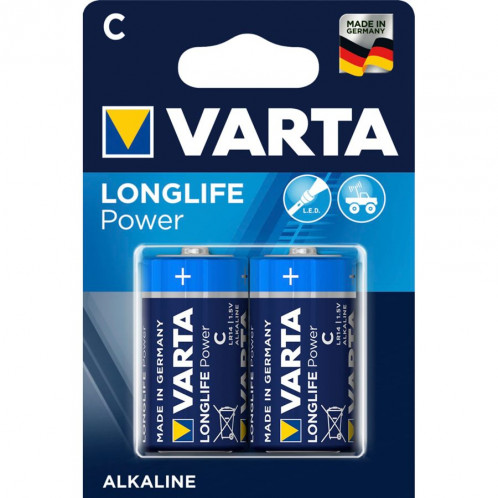 100x2 Varta Longlife Power Baby C LR 14 494473-02