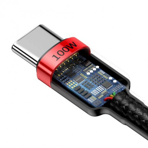 Baseus Type-C Type-C cable Cafule PD2.0 100W Flash charging (20V 5A) 2m Red/Black (CATKLF-AL91) DA393941-08