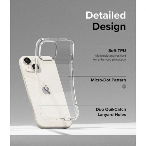 Ringke iPhone 15 Plus Case Slim Clear DI500970-014