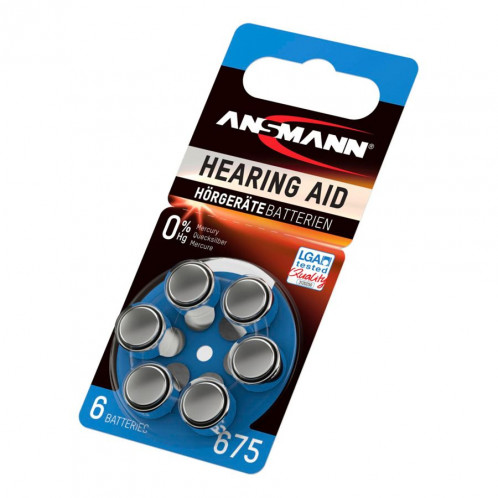 10x6 Ansmann Zinc-Air 675 (PR44) 486866-03